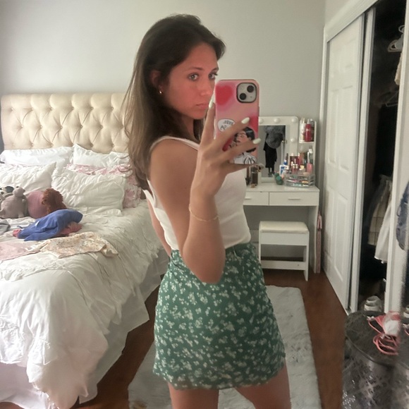 Princess Polly Sage Floral Skirt - Picture 2 of 6